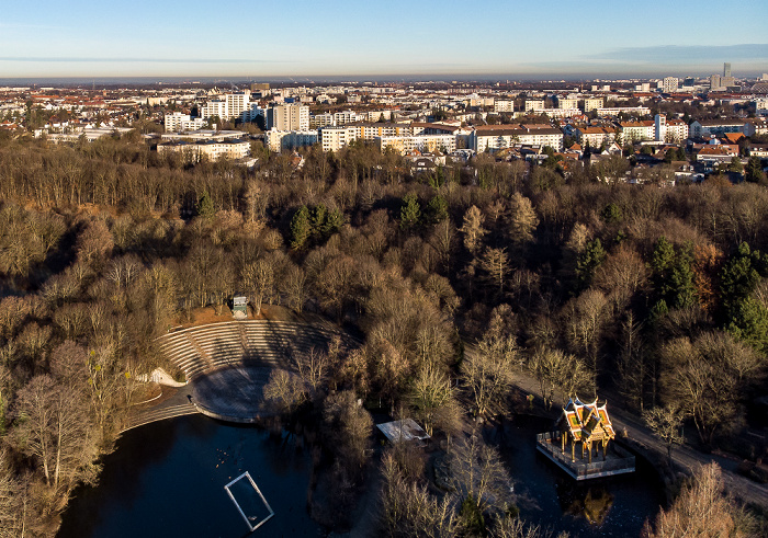 München Westpark Luftbild aerial photo