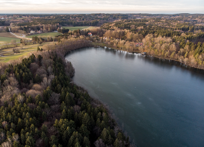 Moosach Steinsee Luftbild aerial photo