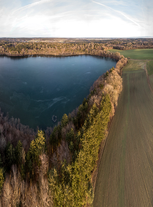 Moosach Steinsee Luftbild aerial photo