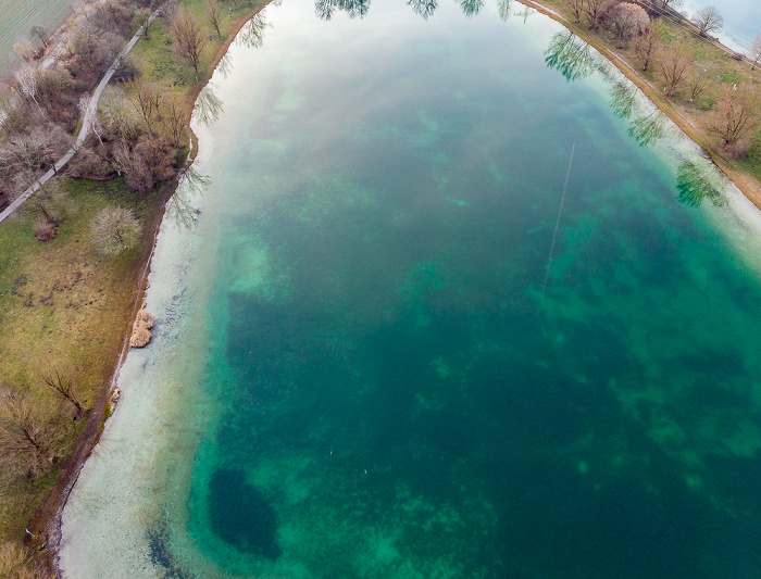 Unterföhring Feringasee Luftbild aerial photo