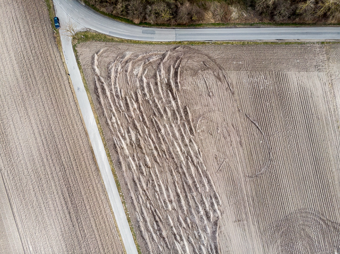 Ismaning Felder Luftbild aerial photo