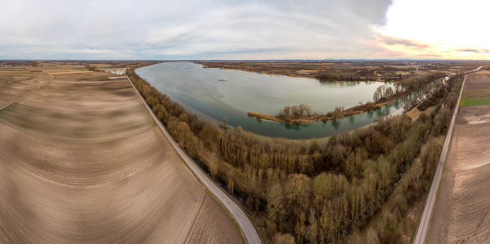 Ismaninger Speichersee Luftbild aerial photo