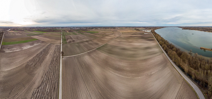 Ismaninger Speichersee Luftbild aerial photo