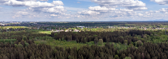 Gauting Kreuzlinger Forst Luftbild aerial photo