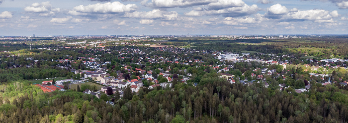 Gauting Kreuzlinger Forst Luftbild aerial photo