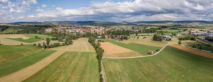 Pfohren Donauried Luftbild aerial photo