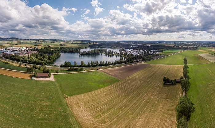 Pfohren Donauried Luftbild aerial photo