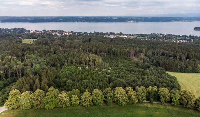 Ilkahöhe Starnberger See Luftbild aerial photo