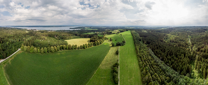 Ilkahöhe Starnberger See Luftbild aerial photo