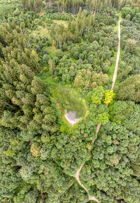 Krailling Kreuzlinger Forst Luftbild aerial photo