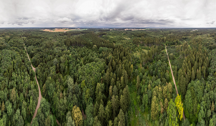 Krailling Kreuzlinger Forst Luftbild aerial photo