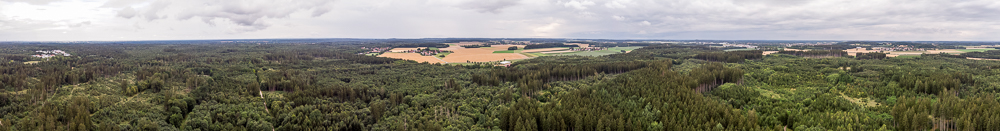 Krailling Kreuzlinger Forst Luftbild aerial photo
