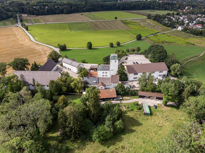 Gautinger Reismühle Luftbild aerial photo
