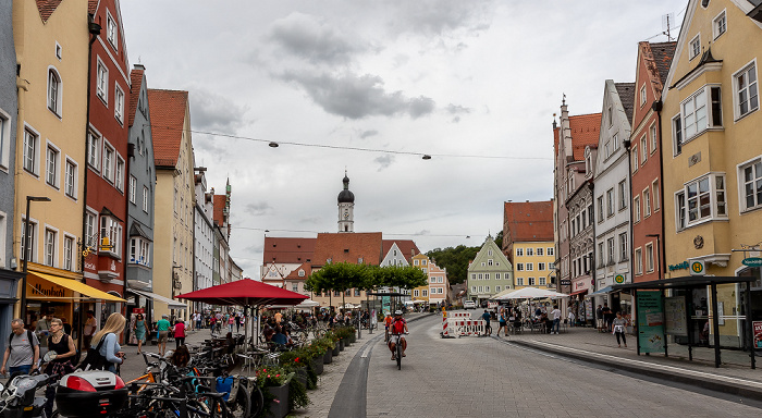 Landsberg am Lech Hauptplatz Stadtpfarrkirche Mariä Himmelfahrt