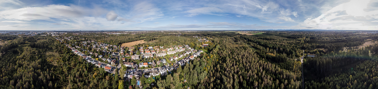 München Truderinger Wald Luftbild aerial photo