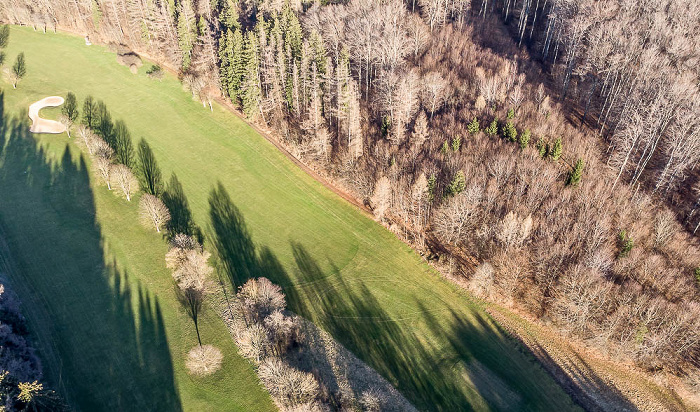 Starnberg Golfplatz Gut Rieden Luftbild aerial photo