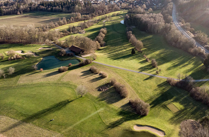 Starnberg Golfplatz Gut Rieden Luftbild aerial photo