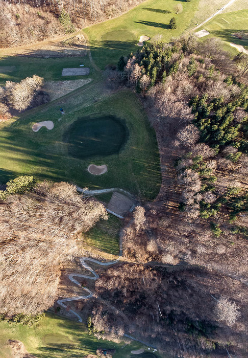 Starnberg Golfplatz Gut Rieden Luftbild aerial photo