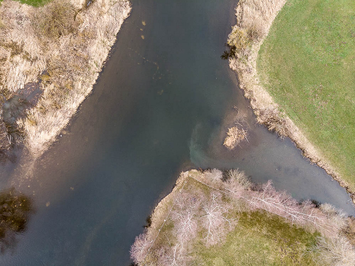 Pfohren Donau Luftbild aerial photo