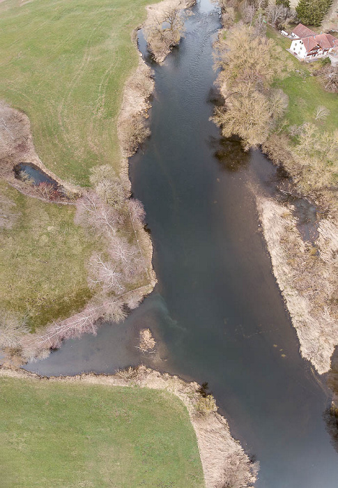 Pfohren Donau Luftbild aerial photo