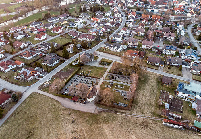 Pfohren Birchring, Friedhof, Wiesenstraße Luftbild aerial photo