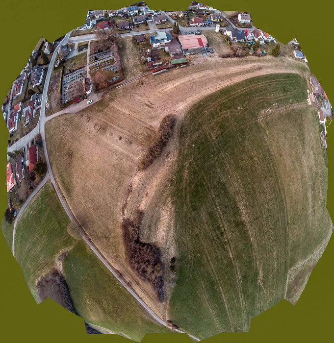 Pfohren Kopen Birchring Friedhof Wiesenstraße Luftbild aerial photo