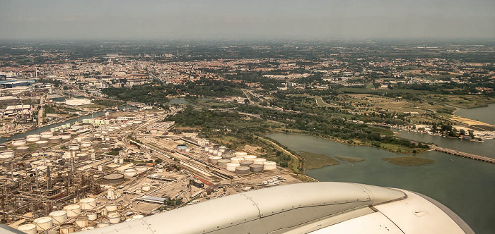 Venetien 2021-07-21 Flug DLA4RX München Franz Josef Strauß (MUC/EDDM) - Venedig-Marco Polo (VCE/LIPZ) Luftbild aerial photo