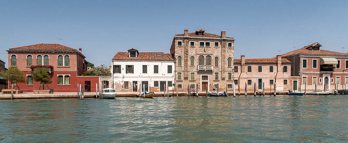 Lagune von Venedig: Murano mit dem Canale degli Angeli