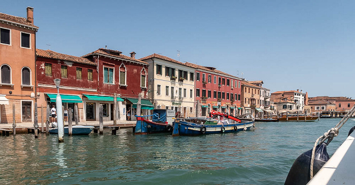 Lagune von Venedig: Murano mit dem Canale Ponte Lungo
