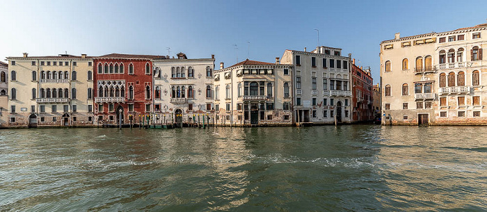 Canal Grande (v.l.): Palazzo Marcello, Palazzo Erizzo, Palazzo Emo alla Maddalena und Palazzetto e Palazzo Barbarigo Venedig