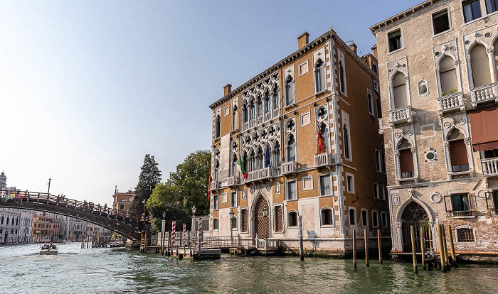 Venedig Canal Grande: Palazzo Cavalli-Franchetti Ponte dell’Accademia