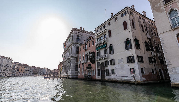 Venedig Canal Grande (v.r.): Rio di Santa Maria Zobenigo, Palazzo Minotto-Barbarigo und Palazzo Corner della Ca' Granda