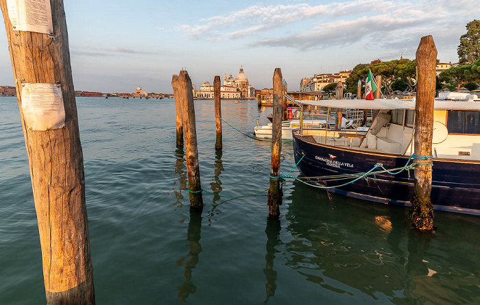 Blick von der Molo San Marco: Bacino di San Marco Venedig