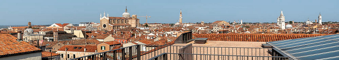 Blick vom Dach des Fondaco dei Tedeschi Venedig