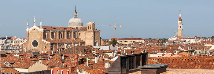 Venedig Blick vom Dach des Fondaco dei Tedeschi