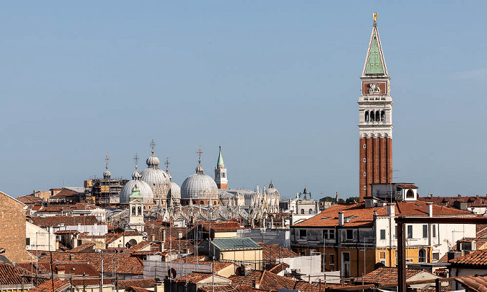 Venedig Blick vom Dach des Fondaco dei Tedeschi