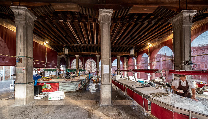 Venedig Mercato di Rialto: Campo della Pescaria