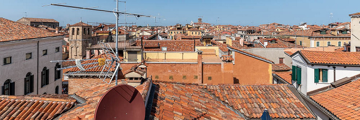 Venedig Blick vom Dach des Hotel Foscari Palace: Cannaregio