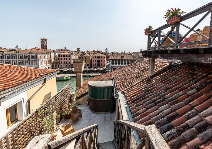 Dach des Hotel Foscari Palace Venedig