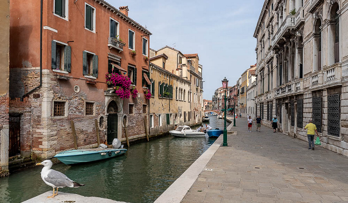 Venedig Cannaregio: Rio della Misericordia, Fondamenta della Misericordia Palazzo da Lezze