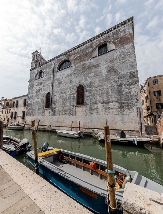 Venedig Cannaregio: Fondamenta della Misericordia, Rio della Misericordia, Chiesa di San Marziale