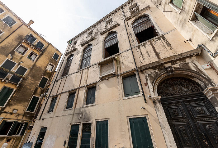 Venedig Cannaregio: Ghetto di Venezia - Ghetto Vecchio mit der Scola Ponentina (Sinagoga Scuola Spagnola)