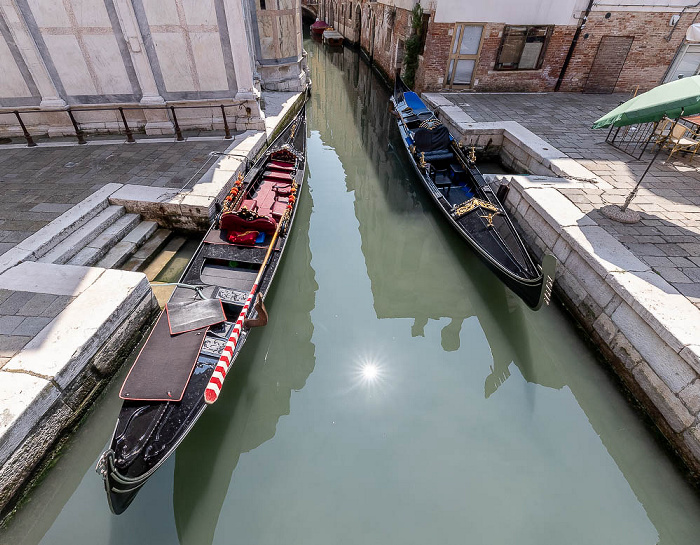 Cannaregio - Blick von der Ponte Santa Maria Nova: Rio dei Miracoli Venedig