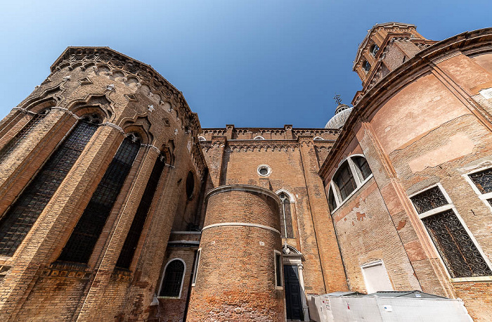 Castello: Campo Santi Giovanni e Paolo mit der Basilica dei Santi Giovanni e Paolo Venedig