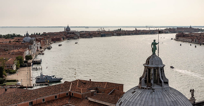 Venedig Blick vom Campanile der Basilica di San Giorgio Maggiore