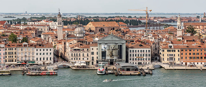 Venedig Blick vom Campanile der Basilica di San Giorgio Maggiore