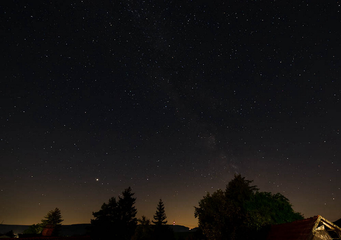 Blick vom Neudinger Weg: Sternenhimmel Pfohren