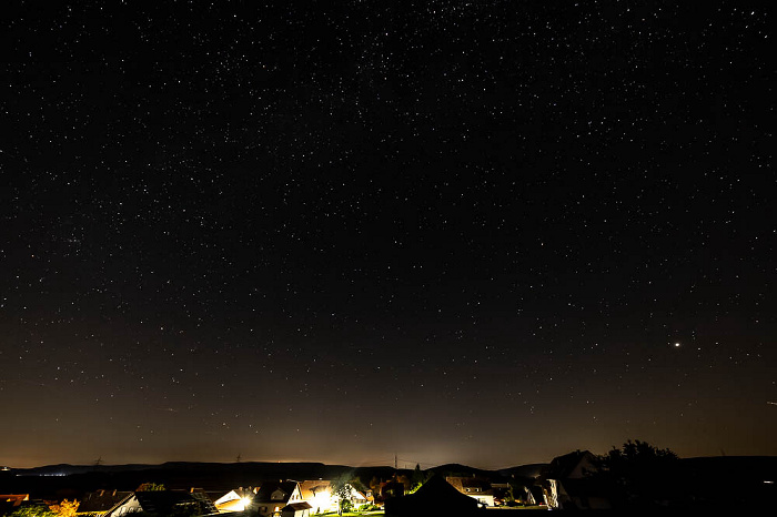 Blick vom Kopen: Sternenhimmel Pfohren