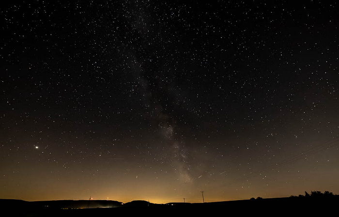 Blick vom Kopen: Sternenhimmel Pfohren