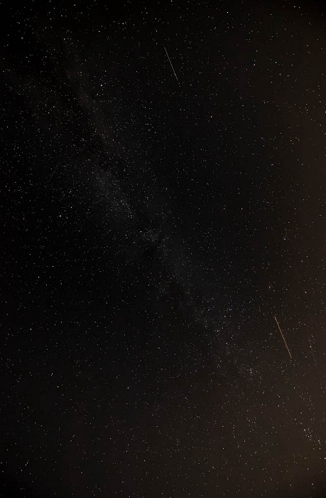 Blick vom Kopen: Sternenhimmel mit Milchstraße Pfohren